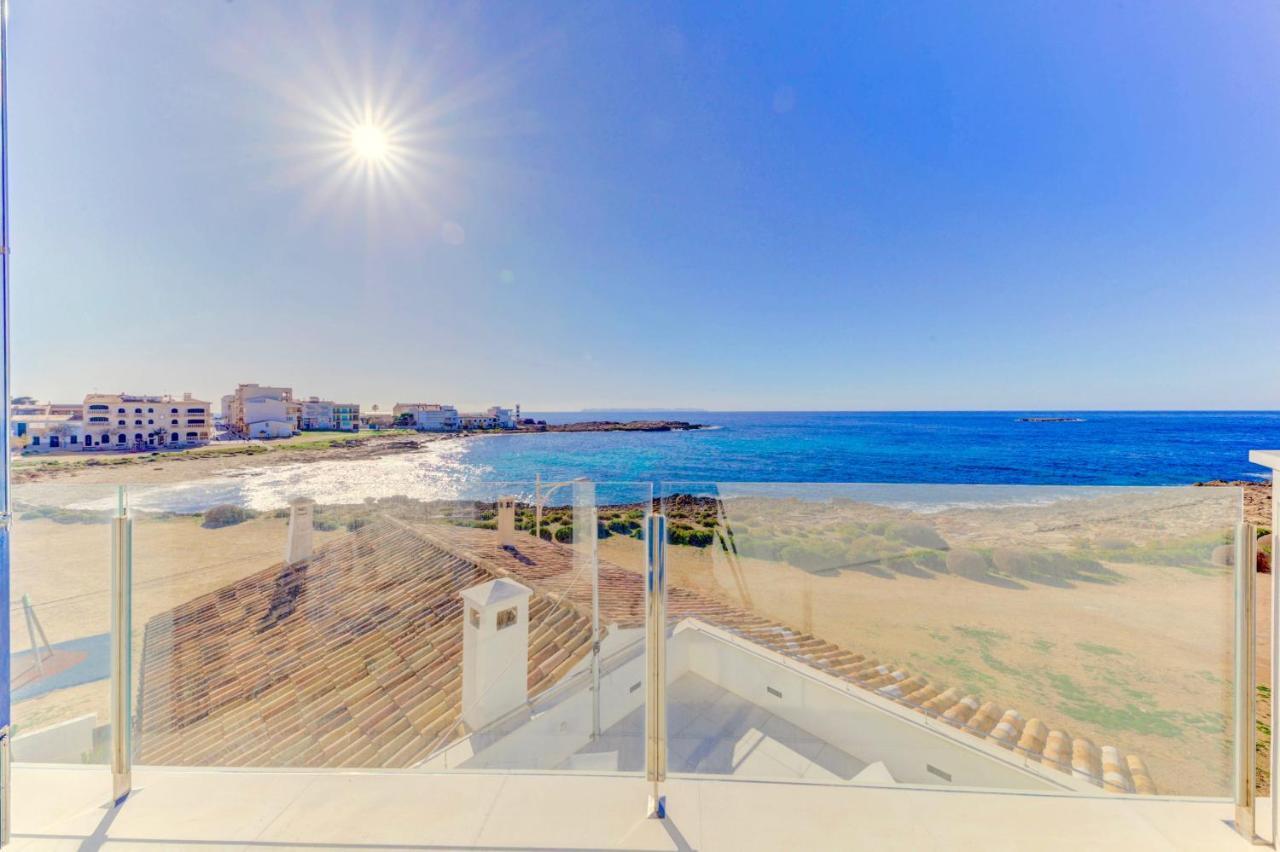 Beachfront Apartment Migjorn Cel By Sealand Villas 科洛尼亚圣霍尔迪 外观 照片