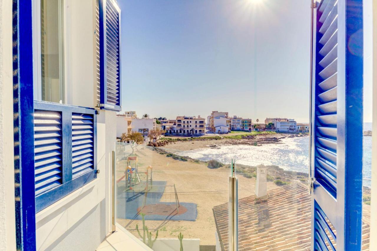 Beachfront Apartment Migjorn Cel By Sealand Villas 科洛尼亚圣霍尔迪 外观 照片