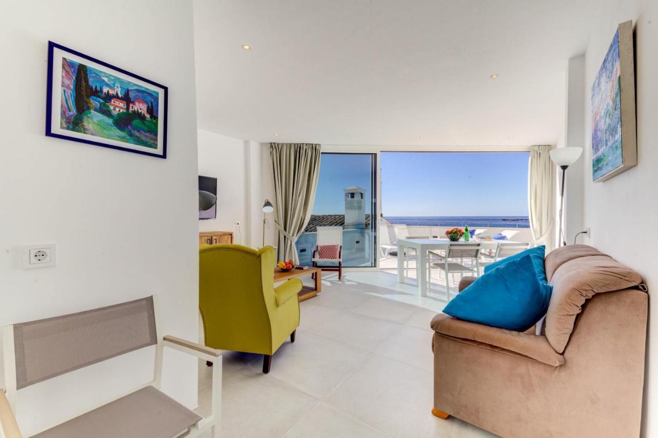 Beachfront Apartment Migjorn Cel By Sealand Villas 科洛尼亚圣霍尔迪 外观 照片